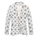 Heren casual jas met print J2179 19