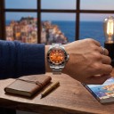 Heren duikhorloge Met Glanzende Keramische Lunette BGW9 Waterdicht 200 m Kast 41 mm Roestvrij staal 316L Datum met Vergrootglas Voor Zwemmen 6