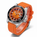Heren duikhorloges met datum Rubber band Waterdicht 200 m Keramische bezel Behuizing 41 mm Roestvrij staal 316L Voor zwemmen en duiken 1
