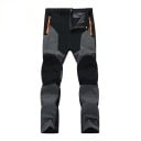 Heren dunne en flexibele trekkingbroek voor kamperen, slijtvast met versterkte knieën, ritszakken en riemlussen 3