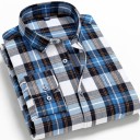 Heren geruit overhemd F414 5