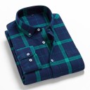 Heren geruit overhemd F414 9