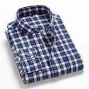 Heren geruit overhemd F414 13