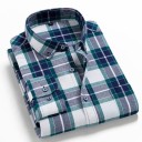 Heren geruit overhemd F414 15