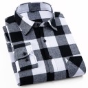 Heren geruit overhemd F414 3