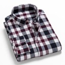 Heren geruit overhemd F414 18
