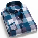 Heren geruit overhemd F414 20