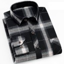 Heren geruit overhemd F504 17