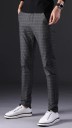 Heren geruite broek F1586 6