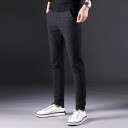 Heren geruite broek F1586 5
