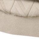 Heren katoenen trui met lange mouwen en ronde hals Effen gebreide trui Elegante vrijetijdsmode Herfst- en winterkleding 5