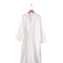 Heren kimono badjas Lichtgewicht katoenen badjas met strikceintuur Comfortabele luchtige snit voor thuisgebruik ochtendvoorbereiding en avondontspanning 1