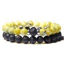 Heren kralenarmband 2 stuks H593 3