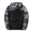 Heren lente/herfstjas met bloemen J937 1