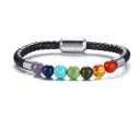Heren leren armband H252 8