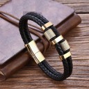 Heren leren armband H269 2