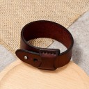 Heren leren armband H425 5