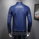 Heren leren jas F1103 2