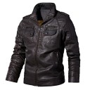 Heren leren jas S23 12