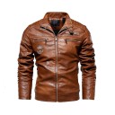 Heren leren jas S44 5