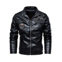 Heren leren jas S44 4
