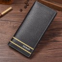 Heren leren portemonnee M598 3