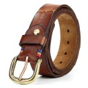 Heren leren riem L287 14