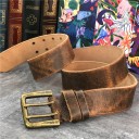 Heren leren riem L342 2