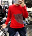 Heren luipaard sweatshirt 3