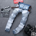 Heren moderne jeans - Blauw 2