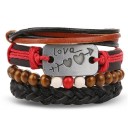 Heren multilayer armband H229 21