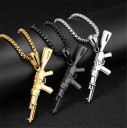 Heren pistool ketting D310 1