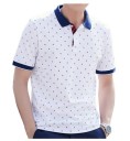 Heren poloshirt met ankers J2608 1