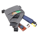 Heren reistas, borsttas, schoudertas, sporttas met antidiefstal- en spatwaterbescherming, multifunctionele hardlooptas 4