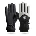 Heren skihandschoenen verstelbaar Polyester en pluche Geïsoleerde touchscreenhandschoenen voor winter sportactiviteiten Warme duurzame 1