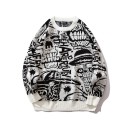 Heren Skull Sweater F302 1
