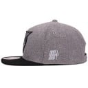 Heren snapback pet met geborduurde geometrische dierenkop Rechte klep Katoenen gemêleerde stof Hoofdomtrek 56 tot 60 cm 5