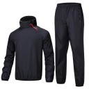 Heren sportset voor zweettraining en sauna, broek en hoodie, functioneel materiaal voor maximaal comfort en prestaties 6