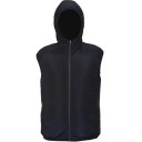 Heren sportvest met capuchon, lichtgewicht waterdicht vest met rits en zakken, mouwloos outdoor hardloopvest voor heren 2