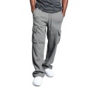 Heren sweatpants in effen kleur met een trekkoord en zakken van polyester Comfortabel en stijlvol voor dagelijks gebruik en vrijetijdsactiviteiten 13