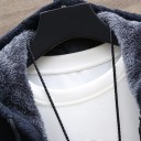 Heren sweatshirt met bont F93 5