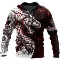 Heren sweatshirt met draak 1