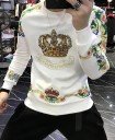 Heren sweatshirt met kroon 5