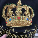 Heren sweatshirt met kroon 2