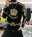 Heren sweatshirt met kroon 3