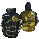 Heren sweatshirt met vis 2