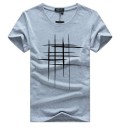 Heren T-shirt met interessant patroon J2945 10