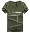 Heren T-shirt met interessant patroon J2945 12