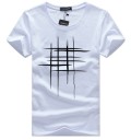 Heren T-shirt met interessant patroon J2945 8