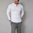 Heren T-shirt met lange mouwen T2094 4